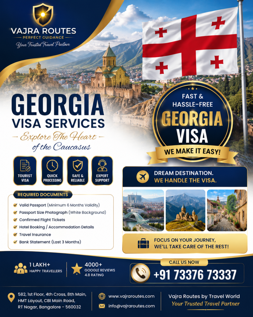 Georgia Visa for Indians: The Complete 2026 Step-by-Step Guide